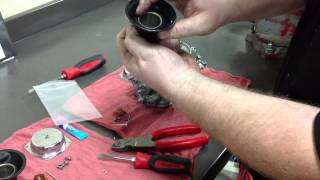 How to replace a CV slide rubber diaphragm with an aftermarket one how2wrench cvslide [upl. by Saul55]