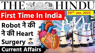 20 January 2025  The Hindu Newspaper Analysis  20 Jan 2025 Current Affairs  Daily Current Affairs [upl. by Willtrude]