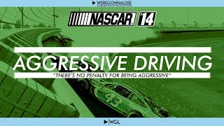 NASCAR 14 Video Game Trolling Reactions  Aggressive Driving In Nascar [upl. by Enileda]