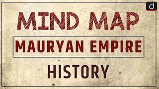 Mauryan Empire  MINDMAP  Drishti IAS English [upl. by Goldsmith]