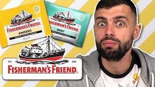 Irish People Try Fishermans Friend [upl. by Eityak]