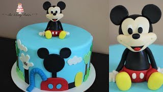 Disney Mickey Mouse Clubhouse Cake Tutorial [upl. by Proudfoot]