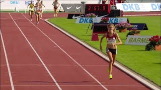 DM Erfurt 2017  1500m Frauen Konstanze Klosterhalfen 35958 [upl. by Norvall]