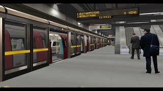 Openbve Jubilee Line Phase 3  Approaching Bermondsey Station No crawling [upl. by Mercorr]