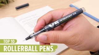 Top 10 Rollerball Pens [upl. by Yerok]