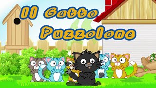 IL GATTO PUZZOLONE  Canzoni per bambini [upl. by Ailegra]