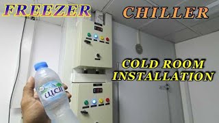 Freezer Installation  Chiller Installation [upl. by Ahsok814]