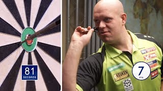 BULLSEYE CHALLENGE Van Gerwen and Anderson go Down the Local [upl. by Adranoel862]