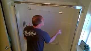 How to remove amp clean glass shower doors [upl. by Alur]