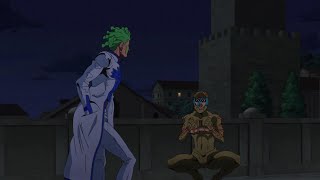 JoJo Part 5 Golden Wind Ep 30  Cioccolata Gives Secco Treat [upl. by Espy]