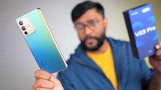 vivo V23 Pro 5G Unboxing  Color Changing Phone [upl. by Noiroc]