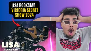 LISA 2024 Victorias Secret Fashion Show quotROCKSTARquot REACTION WOW [upl. by Greenfield]