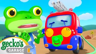 Firefighter Training  Geckos Garage  Cartoons For Kids  Toddler Fun Learning [upl. by Connelly]