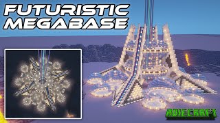 Futuristic Megabase Minecraft Timelapse  Minecraft Futuristic Mega base  Minecraft Megabase [upl. by Adelind]