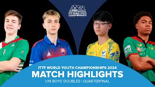 LeiArpas vs IizukaAbiodun  U19 BDQF  ITTF World Youth Championships 2024 [upl. by Schilling492]