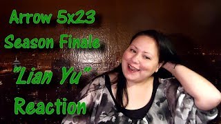 Arrow 5x23 Lian Yu Reaction season finale [upl. by Nonnaehr]