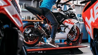 Updating my KTM RC 200 stunt bike  RokON VLOG 33 [upl. by Daniala347]