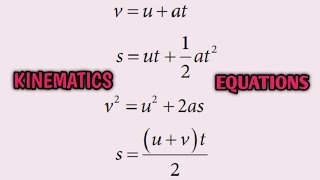 Std 11 Physics LN2 Kinematics equations of motion for constant acceleration [upl. by Nnyled646]