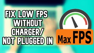 Fix Low Fps while Laptop NOT Charging  High Fps on Battery Power  Easy Power Plan Fix [upl. by Nelg]