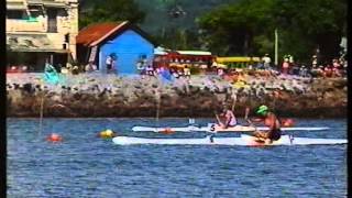 World Sprints Samoa 1994 Molokai Hoe 1993 Nationals Lake Pupuke 1993 [upl. by Ott]