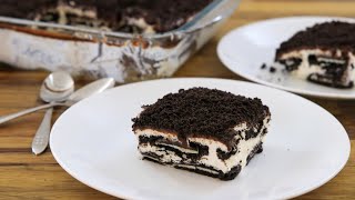 Oreo Layered Pudding Cake Recipe [upl. by Eidok4]