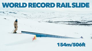 154m World Record Rail Slide POV  Jesper Tjäder [upl. by Grane]