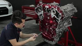 Nissan GTR R35 Engine Restoration by Hanz Autoworks [upl. by Dde149]