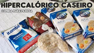 Hipercalórico Caseiro para Ganho de Massa MuscularPeso  Receita Fácil 58 [upl. by Aicinet656]