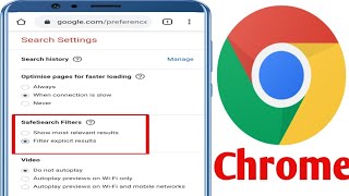 How to enable on safe search in google chrome  Chrome safesearch on [upl. by Eelorac682]