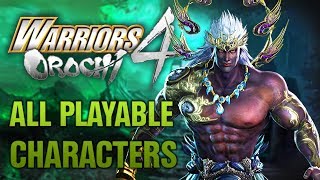 WARRIORS OROCHI 4 All Playable Characters 『無双OROCHI3』 [upl. by Sukramaj918]