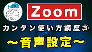 ③Zoomの音声（マイク・スピーカー）設定【最悪の失敗を防ぐ】 [upl. by Atillertse]