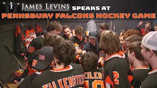 Most Motivational Locker Room Speech Ever Hockey James Levins [upl. by Ahsiei909]