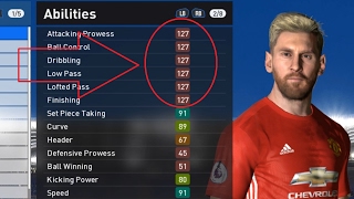 PES 2017 CHEAT PLAYER STATS WORK 100 ML amp BL UPDATE [upl. by Noremac774]