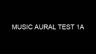 MUSIC AURAL TEST rhythm on monotone [upl. by Adnal]