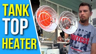 Turn Your Propane Tank Into a Heater Camplux Propane Tank Top Heater Review [upl. by Wadleigh]