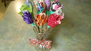 How To Make Fabric Roses [upl. by Homans]