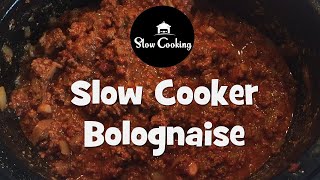 A Very Simple and Delicious Slow Cooker Bolognese [upl. by Gnehp]