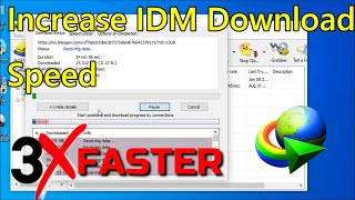 How to Increase IDM Download Speed  Increase Downloading speed in internet download manager [upl. by Zeiler507]