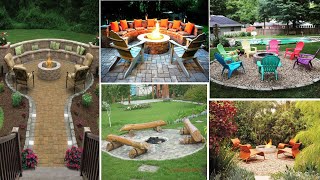 28 Round Firepit Area Ideas to enjoy Summer Nights Outside DIY GARDENS [upl. by Raviv]