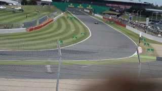 Silverstone F1 2014 Stowe B Grandstand view [upl. by Dnanidref]