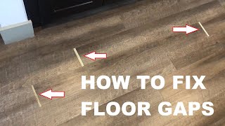 How to fix floor gaps [upl. by Ettinger]