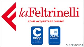 Come acquistare libri online da Feltrinelli con 18app e Bonus Docente [upl. by Raeann]