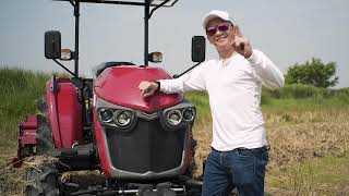 Rommel Padilla uses YANMAR YM351A Tractor [upl. by Eirollam]