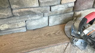 How to cut fireplace stone [upl. by Rebm635]