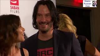 2018 Keanu Reeves and Ana Ularu  Siberia New York premiere [upl. by Irrehc]