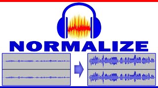 How to NORMALIZE audio in Audacity [upl. by Udenihc]