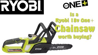 Should you buy this Saw Ryobi P546 10in Brushed 18V One Chainsaw review [upl. by Metabel]