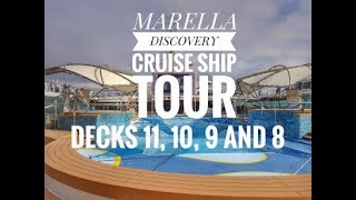 Marella Discovery Cruise Ship Review  Decks 11 10 9 and 8 Tour [upl. by Revell]