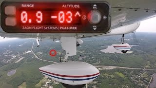 Collision Avoidance System TCAS  PCAS in Heavy Traffic [upl. by Robbi]