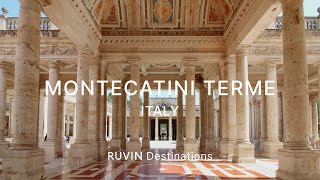 Montecatini Terme  Italy  Tuscany  Dreamy Walking Tour [upl. by Leary464]